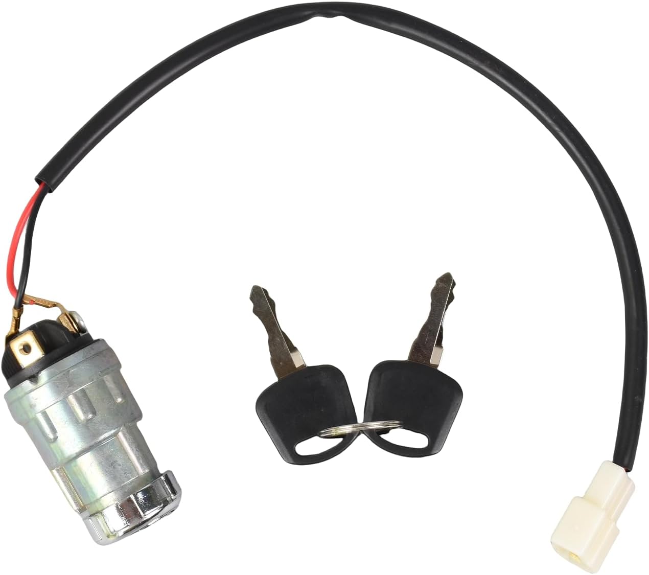 Ignition Switch (with Two Key) Compatible with Star Golf Carts and Compatible with Zone Golf Carts