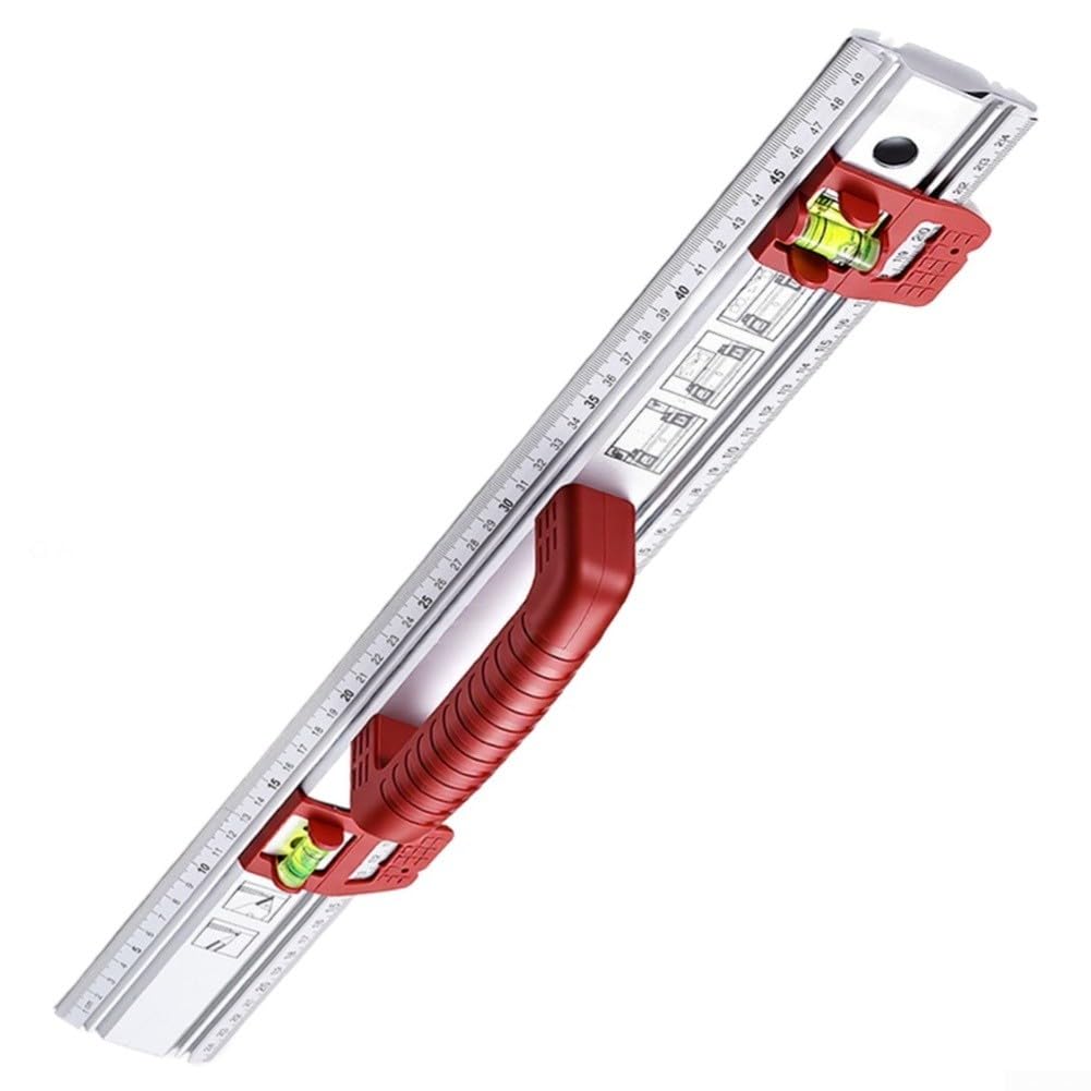 para nivel para profesional Aluminio 50cm Doble Vial Horizontal(50cm)