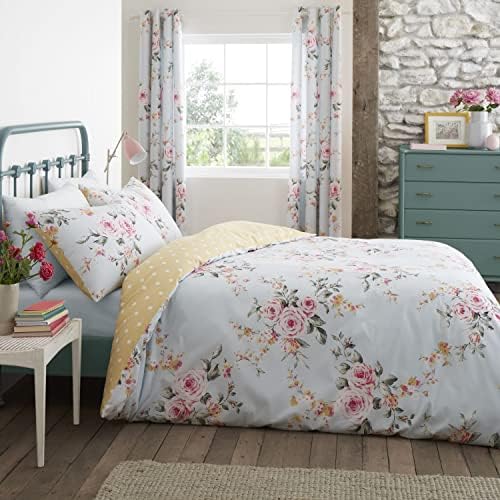 Catherine Lansfield Canterbury Easy Care, Heather, UK King Duvet Set