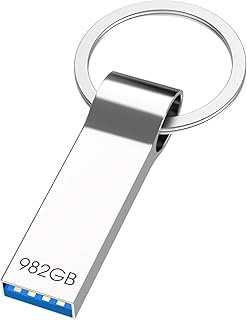 Memória USB 982 GB USB 3.0 Pendrive de alta velocidade memória flash impermeável stick de memória com porta-chaves para PC, computador, portátil, automóvel, TV
