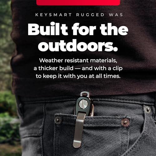 KeySmart Robusto – Porta-chaves multiferramentas com abridor de garrafa e clipe de bolso (até 14 cha