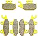 Master Chen Front Rear Brake Pads Brakes for Yamaha Rhino 660 YXR 660 2004-2007 / Raptor YFM 700 R 2006-2012 MC0004-001