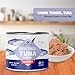 Dependable Food Chunk Tongol Tuna in Water - Bulk 66.5 oz. Can, Wild Caught, Dolphin Safe, Low Mercury | Kosher Certified