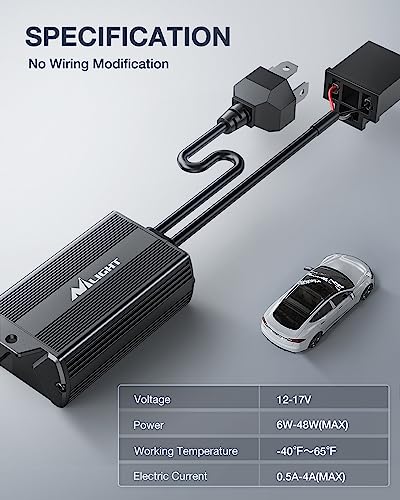 Decodificador LED CANbus Nilight H4/9003 Pack de 2 miniatura 4