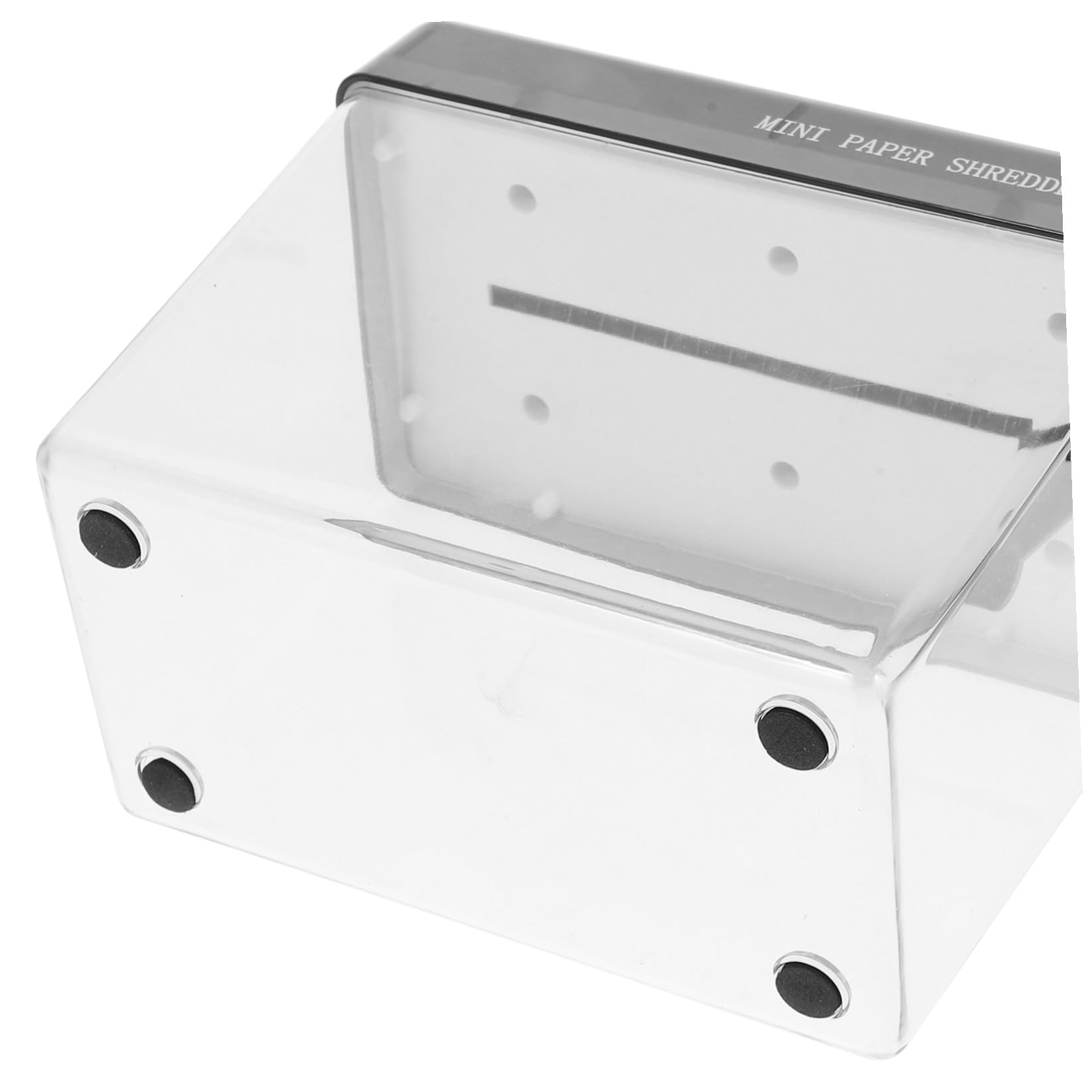 Destructeur de Documents Manuel Portable et Inoxydable Broyeur Papier Main Compact pour Bureau École et Usage Domestique