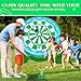 ITEFDTUTNE Innovative Bucket Golf Games, Giant Darts with Over 10 Golf Games, Oversized Backyard Golf Game with Air Pump, Portable Yard Games for Adults, Outside Carnival Games for Adults and Family
