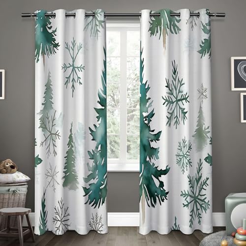 Rideau occultant salon moderne lot de 2 pour une ambiance cocooning hiver