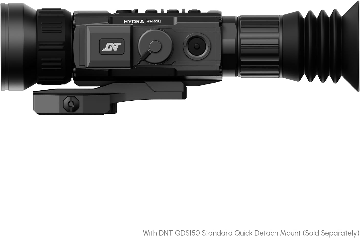 DNT Optics Hydra-LRF Multi-Function Thermal Scope with Laser Rangefinder and Ballistic Calculator - Standalone Scope, Clip-On, Handheld Monocular