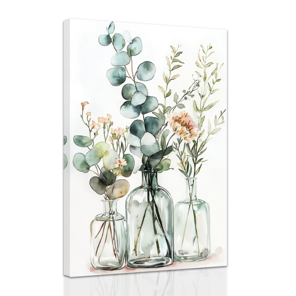 Amazon.co.jp: ZXHYWYM ボトルと植物 ウォールアート ボタニカル バス