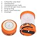 Ivation Hand Crank Led Camping Lantern Collapsible & Rainproof USB Flashlight Torch Mini Lamp with Hanging Handle 2 Lighting Levels Emergency Cell Phone Charger Recharges with Dynamo Power Or Via USB