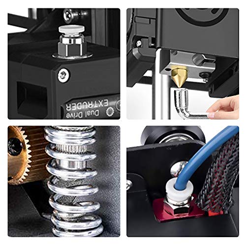41 Piece 3D Printer Tools Kit Includes MK8 Printer Nozzles,Stainless Steel Nozzle Cleaning Needles,Precision Tweezer and Other 3D Printer Accessories - Thumbnail 7