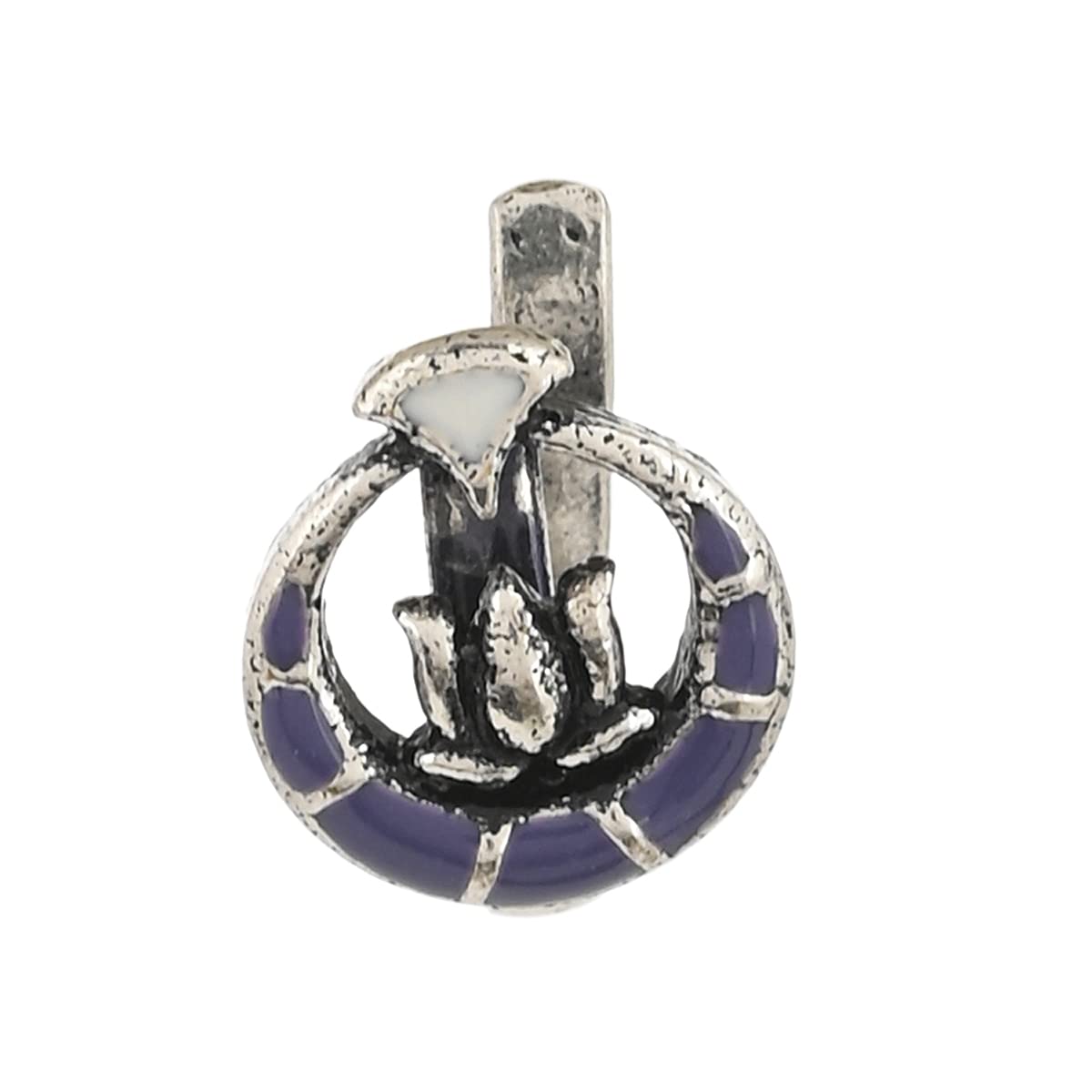 See full amazon price history chart for VOYLLA Shwet Kamal Enamelled Bohemian Silver Plated Brass No Piercing Nose Pin VOYLLA Shwet Kamal Enamelled Bohemian Silver Plated Brass No Piercing Nose Pin (B0BJ2MT75N) Amazon Price History, Amazon Price Tracker