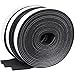 MAGZO Weather Stripping Door Seal, 3/4 Inch Wide X 1/8 Inch Thick Adhesive Foam Tape Soundproof Weatherstripping for Windows, 3 Rolls Total 50FT Black