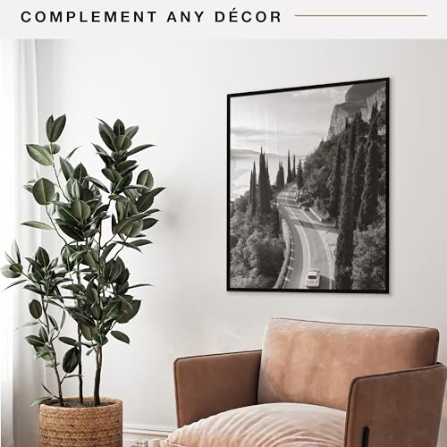 Image of MCS Everline Poster Frame, 24x30, Black | Everline Collection Poster Frame For Photos & Art Prints, Hangs Vertical Or Horizontal, 24x30 Inch, Black Finish, 1-Pack