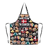 G2TUP Danish Kitchen Apron Denmark Apron Denmark Souvenirs Gifts Danish Travel Gifts I'm Not Yelling I'm...