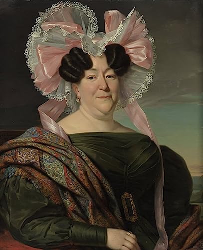 Toile de Jan Janszoon Kruseman portrait de femme abstrait pour décoration de salon