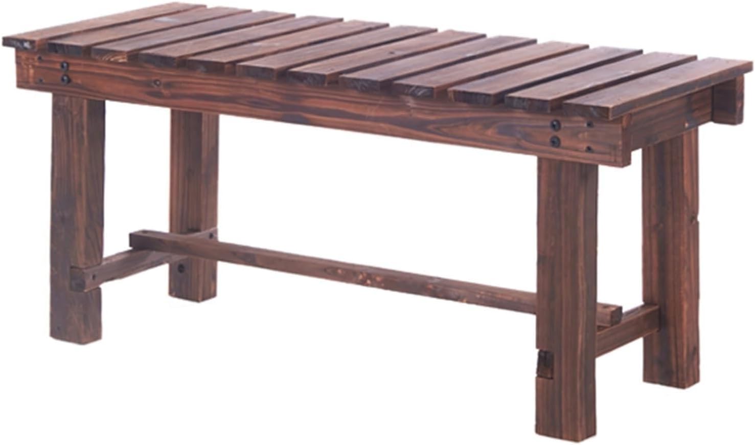 Wooden Outdoor Bench, All-weather Outdoor Bench, Outdoor Garden Furniture, Wooden Stools Made Of Natural Solid Wood, Rainproof And Sunscreen, Suitable For Courtyard, Garden, Park, Etc(120*35*40)