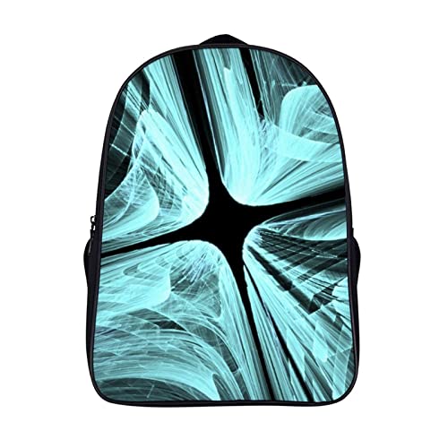 Sac à dos enfants adultes bleu grand cartable scolaire et sac de voyage 3D