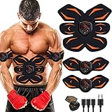 Ligero y portátil: el entrenador de fitness muscular corporal es lo suficientemente pequeño como para caber en un bolso. Puedes hacer ejercicio mientras lees, haces tareas domésticas, trabajas, ves la televisión o incluso viajas de negocios o de ocio. Carga de interfaz USB, carga rápida, duradera, lleva el "gimnasio" contigo para activar tus células deportivas en cualquier momento, en cualquier lugar, sin necesidad de preocuparse por no tener tiempo para hacer ejercicio.