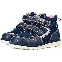 Toddlers Orthopedic Shoes,Kids High-top Corrective Sneakers for Boys and Girls with Arch and Ankle Support, Non-Slip Soles
