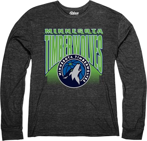 Minnesota Timberwolves NBA Officially Licensed Tri-Blend Long Sleeve T-Shirt Starters Black, XX-Large by Blue 84 - Used condition - Image 2