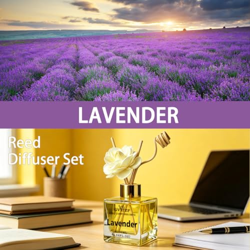 Set Difusor de Varillas Lavanda 100ml para Dormitorio y Baño miniatura 7