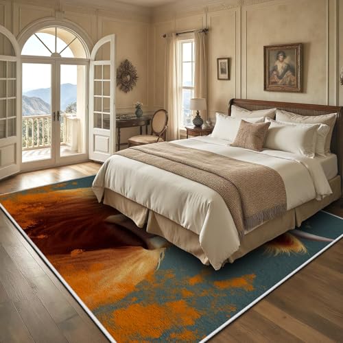 Tapete con diseño de vaca Highland de 91x152 cm miniatura 7