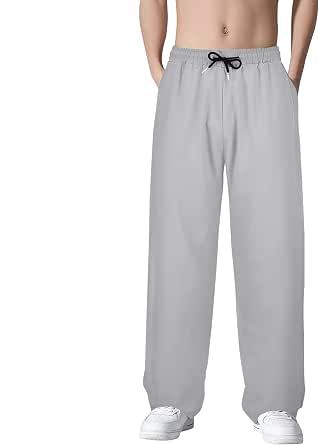 YAOHUOLE Pantaloni Cargo Uomo In Cotone: Comodi E Casual, Grigio 3XL