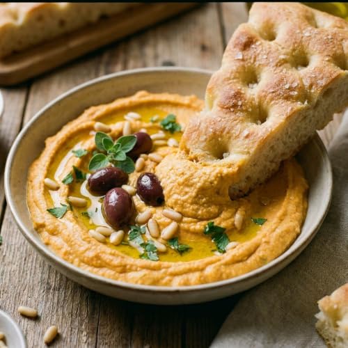 Hummus di ceci e carote: la crema colorata e leggera perfetta per aperitivi, crostini e verdure crude