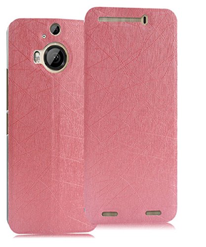 Image of Heartly Luxury PU Leather Flip Stand Back Case Cover for HTC One M9 Plus M9+ - Cute Pink