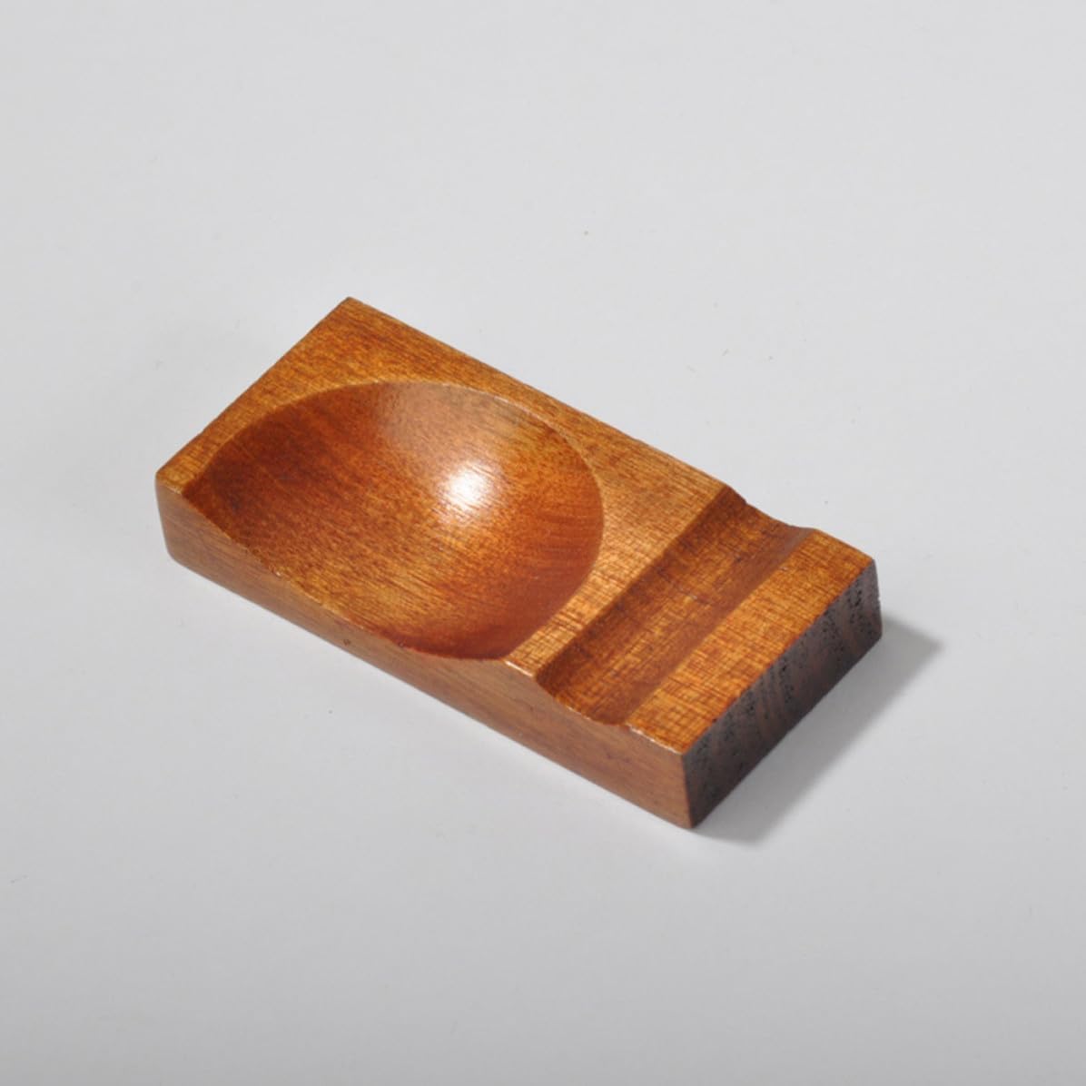 GANAZONO 6 Pcs Wooden Chopstick Holder and Spoon Rest Rack, Two in One Design to Prevent Chopsticks Rolling, for Banquet and Hotel Dining Tableware