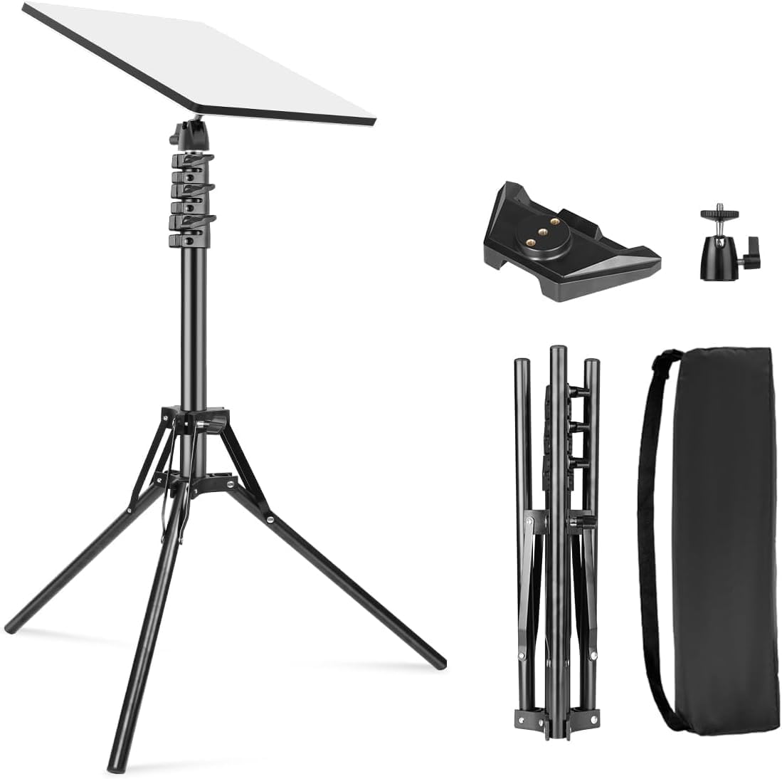 Starlink SpaceX Mini Portable 4nd Gen Satellite Internet Dish with Phase Array Technology, Bundle with Adjustable 39-63 inch Tripod, Tripod Carrying Bag for Travel, Camping, RV