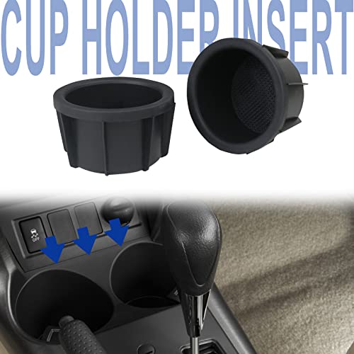 Osompar Cup Holder Insert Compatible With Toyota Rav4 2006 2007 2008 2009 2010 2011 Replaces 55618-42040 2Pcs #TOP2
