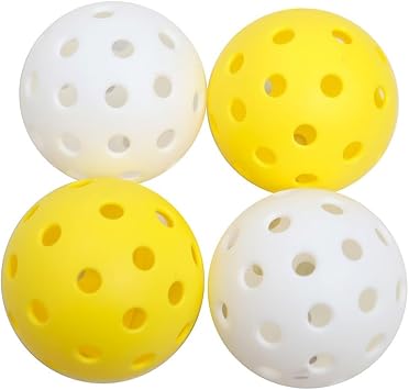 2 Player Pickleball Starter Set - 2 Durable Wooden Paddles, 4 Outdoor Balls (Official Size), Carry Bag - Beginner-Friendly Recreational Set for Park, School, Holidays & Casual Games