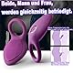 Penisring Vibrator von OnundOn mit 10 Vibrationen Silikon Cock Ring Sex Spielzeug für Paare Klitoris & G-Punkt Stimulator Penis Ringe Sexspielzeug Männer Verzögerung
