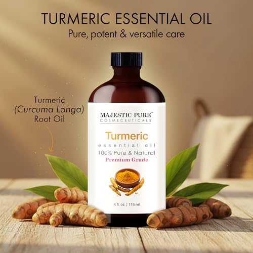 Image of Majestic Pure Turmeric Essential Oil for Diffuser - 4 Fl Oz