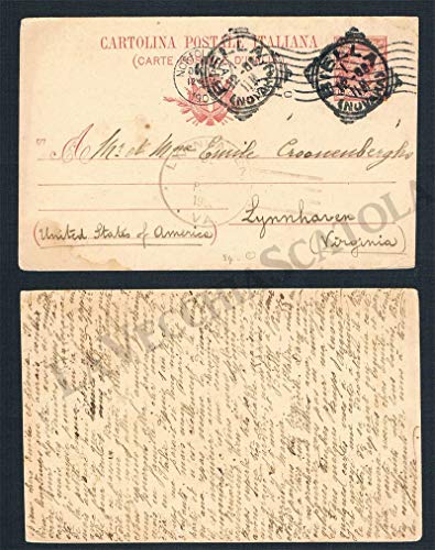 LaVecchiaScatola.com Cartolina da Biella per Lynnhaven, Virginia