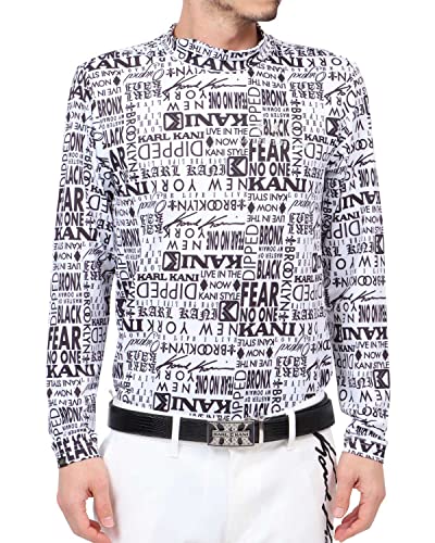 [�J�[���J�i�C �S���t] Karl Kani GOLF �I�[���V�[�Y�� ���@�\ ���S ���� �n�C�l�b�N �A���_�[ �V���c 231KG1101 �z���C�g XL