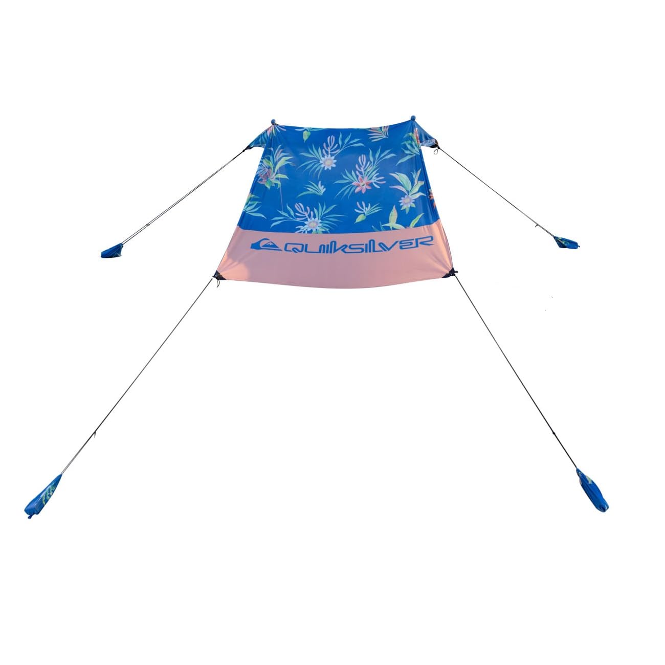 QUIKSILVER Refugio de Playa portátil – Tienda de campaña de protección Solar UPF 50+ con Anclajes de Saco de Arena y ventilación, Ligero e Impermeable para Playa, Campamento o Uso al Aire Libre – Se