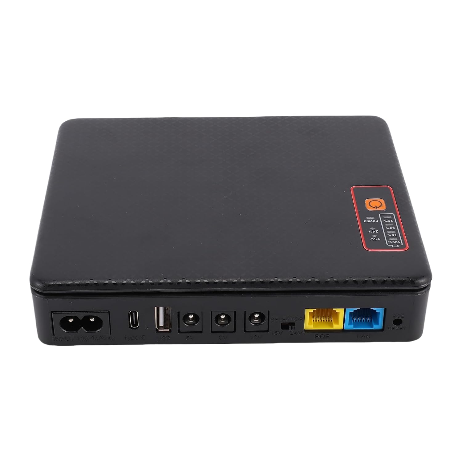 WALFRONT 16000mAh Mini UPS Uninterruptible Power Supply Backup Battery 18W Output for Router Modem Security Camera with USB Type C Multi Voltage Output (US Plug)