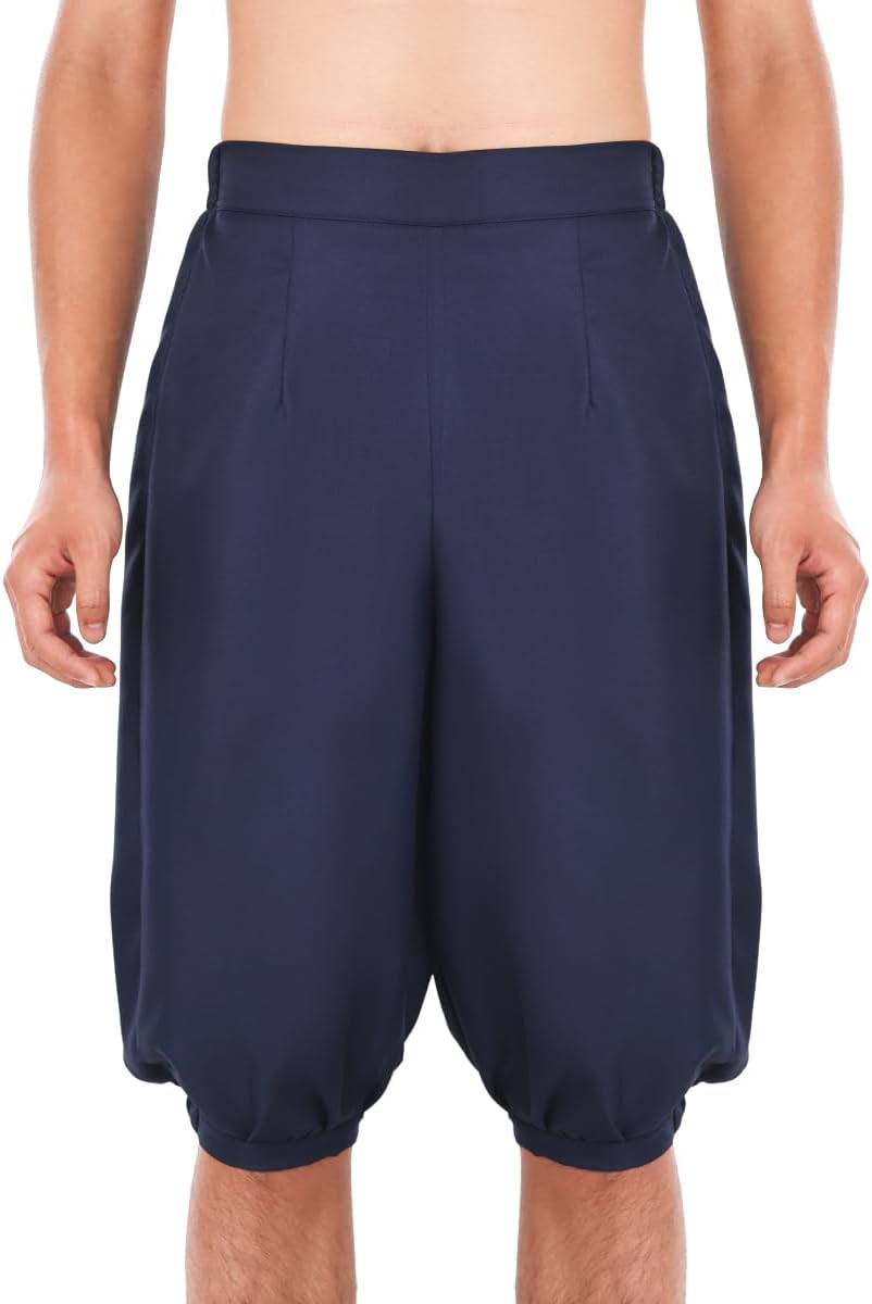 BLESSUME Medieval Mens Pants Colonial Knicker Pants Socks Shoe Covers - Image 3