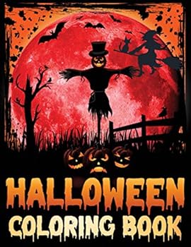 Halloween Coloring Book: Halloween Designs Including Witches, Ghosts, Pumpkins, Haunted Houses, and More!