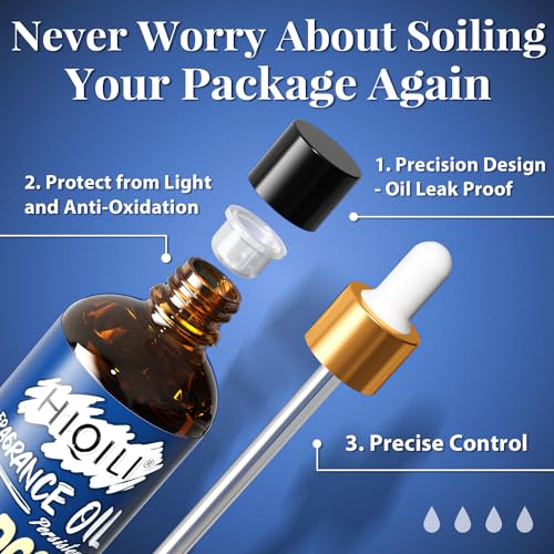 HIQILI Popcorn Essential Oil 100ml - Gourmand Fragrance Oil for Diffuser & Air Freshener, Sweet Scented Oil for Personalized Perfume Making, Soup Candle Making Supplies 3.38 Fl Oz - Thumbnail 5
