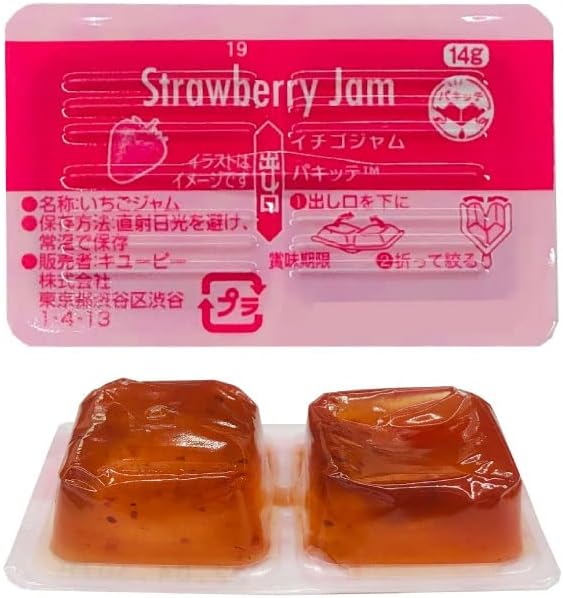 Amazon キューピー イチゴジャム (14g×80) パキッテ ディスペンパック ジャム 使い切り 小分け こわけや ジャム