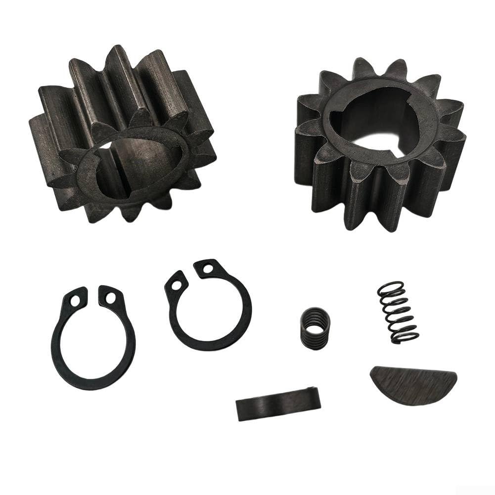 Zilimontt Ruedas para cortacésped Honda HRR216 HRS216 HRT216 | Neumáticos delanteros y traseros de 8 x 2 pulgadas con orificio de 1/2 pulgada | Kit de piezas de repuesto que incluye engranajes de