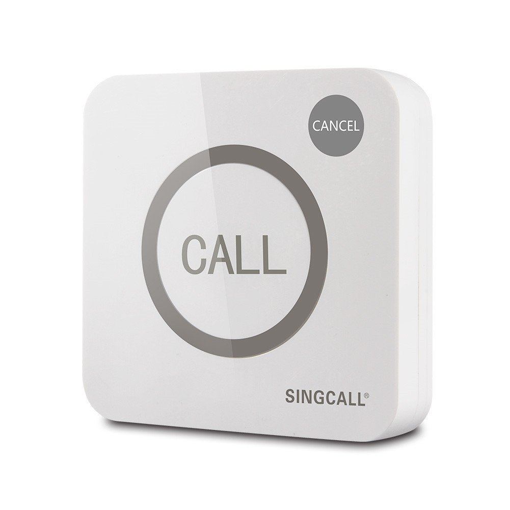 SINGCALL WLAN-Calling System, Call System, für Kino, Beauty Salon, Wireless Hotel Service System, 1 Stück Pager und 1 Armbanduhr