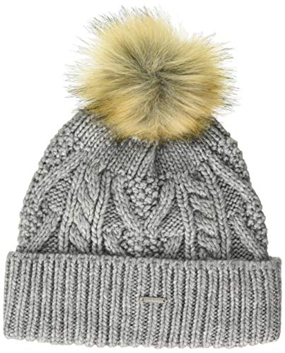 Preisvergleich Produktbild Superdry Womens LANNAH Beanie Hat, Grey Marl, Einheitsgröße