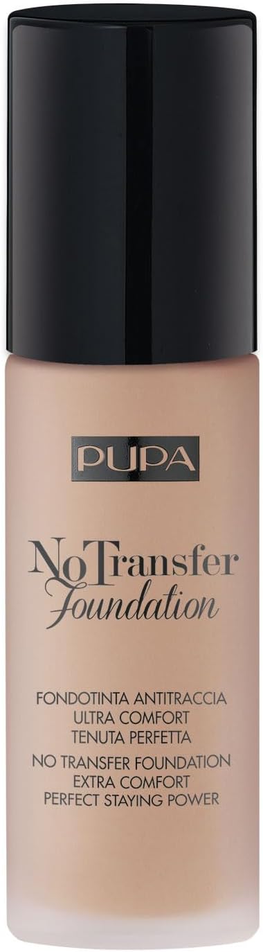No Transfer Foundation SPF 15-04 Deep Beige - All Skin Types by Pupa Milano for Women - 1.01 oz Foundation