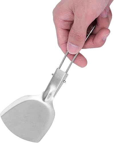 Vista 7 de Emoshayoga Spatula Tool, Kitchen Spatula, Metal Spatula, Folding Spatula, Berglander Slotted Turner Lightweight for Pancakes for Fish