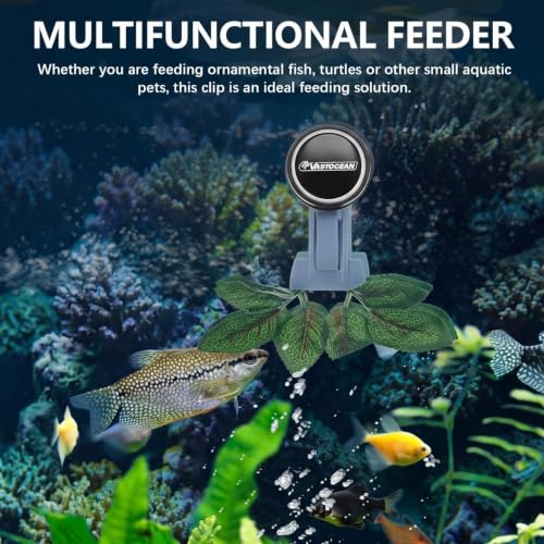Image of Blulu 1 Pcs Magnetic Seaweed Feeding Clips Saltwater Aquarium Tank Accessories Algae Magnet Seaweed Feeder for Fish and Aquatic Pets, Automatic Fish Feeder